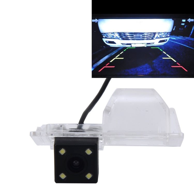 656x492 Effective Pixel NTSC 60HZ CMOS II Waterproof Car Rear View Backup Camera With 4 LED Lamps for Chevrolet Cruze 2013 Version - Rear View Cameras by PMC TechLife | Online Shopping South Africa | PMC TechLife | Buy Now Pay Later Mobicred