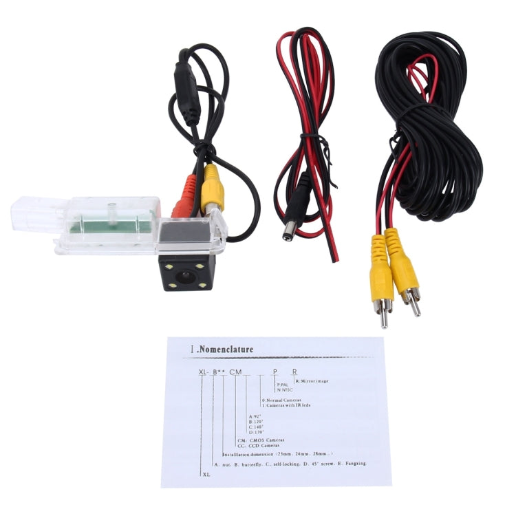 656x492 Effective Pixel NTSC 60HZ CMOS II Waterproof Car Rear View Backup Camera With 4 LED Lamps for Volkswagen Golf7 2014-2016 Version - Rear View Cameras by PMC TechLife | Online Shopping South Africa | PMC TechLife | Buy Now Pay Later Mobicred