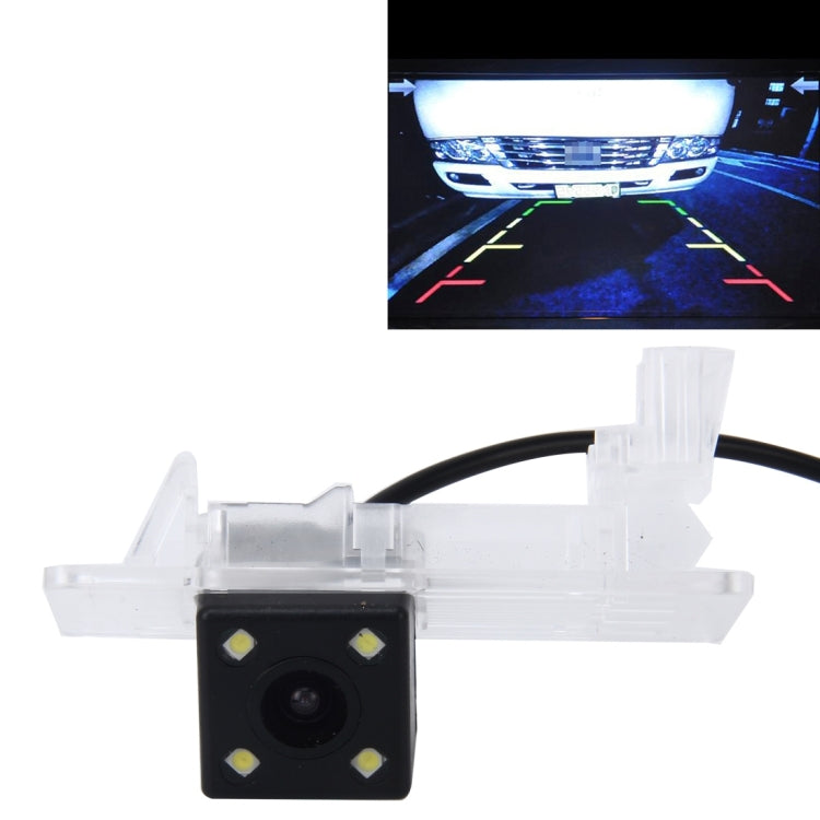 656x492 Effective Pixel  NTSC 60HZ CMOS II Waterproof Car Rear View Backup Camera With 4 LED Lamps for Volkswagen 11/13/15/16 Version Passat 11/13 Version Touareg 12/13 Version Sharan - Rear View Cameras by PMC TechLife | Online Shopping South Africa | PMC TechLife | Buy Now Pay Later Mobicred