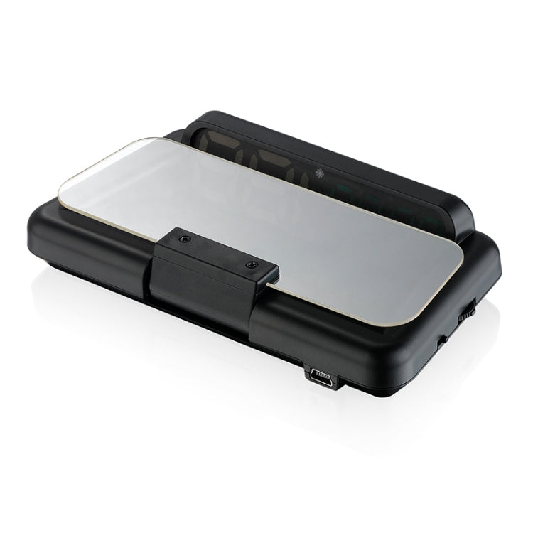 C500 Car HUD Virtual HD Projection Head-up Display, With Adjustable Reflection Board, Speed & RPM & Water Temperature & Oil Consumption & Driving Distance / Time & Voltage Display, Over Speed Alarm, Connect OBD2 Interface(Blue) - Head Up Display System by PMC TechLife | Online Shopping South Africa | PMC TechLife | Buy Now Pay Later Mobicred