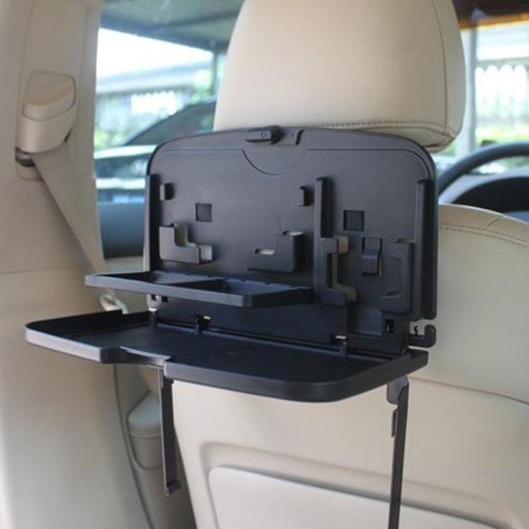 SHUNWEI SD-1509 Car Auto Back Seat Folding Table Drink Food Cup Tray Holder Stand Desk Multi-purpose Travel Dining Tray(Brown) - Stowing Tidying by SHUNWEI | Online Shopping South Africa | PMc TechLife | Buy Now Pay Later Mobicred