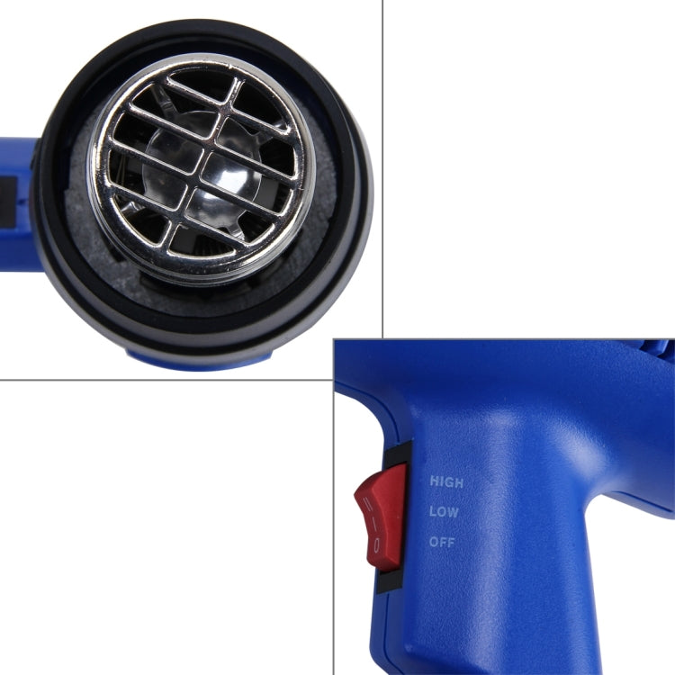 DINGGUAGUA 1800W Industrial Heavy Duty Professional Adjustable Temperature from 50 Degrees Celsius to 650 Degrees Celsius Heat Air Gun Tool with Temperature Display - Heat Guns by PMC TechLife | Online Shopping South Africa | PMC TechLife | Buy Now Pay Later Mobicred