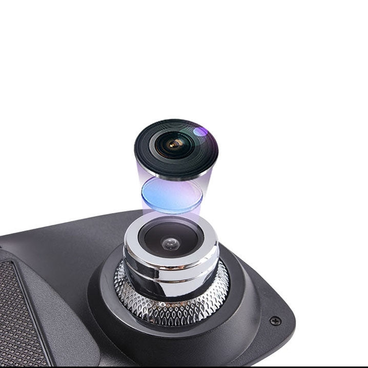 5 inch IPS Touch Screen Rear View Mirror Car Recorder with Dual Channel 720P Car Black Box, Separate Camera, Support 32GB TF Card, Night Vision, 150 Degree Wide Angle Viewing - Car DVRs by PMC TechLife | Online Shopping South Africa | PMC TechLife | Buy Now Pay Later Mobicred