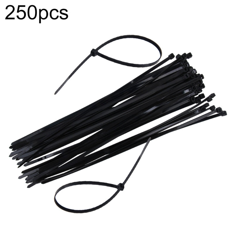 250pcs /Pack 5mm*300mm Nylon Cable Ties(Black) - Booster Cable & Clip by PMC TechLife | Online Shopping South Africa | PMC TechLife