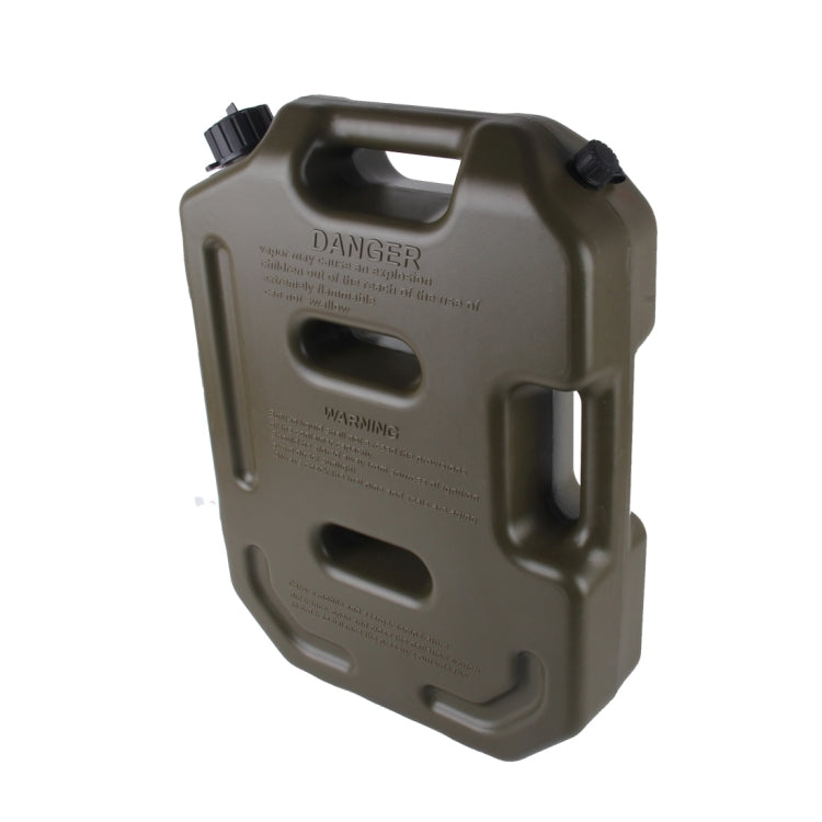 Gasoline Fuel Tanks Plastic 2.6 Gallon 10 Litres Auto Shut Off Fuel Cans Oil Container Emergency Backup(Army Green) - oil tank tubes & oil pumps by PMC TechLife | Online Shopping South Africa | PMC TechLife | Buy Now Pay Later Mobicred