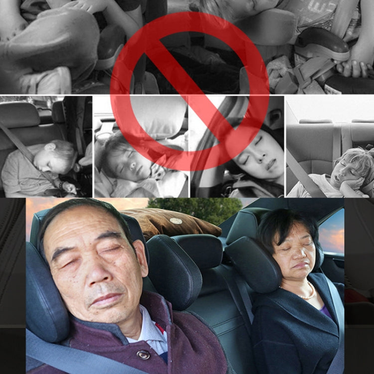 Car Seat Headrest Car Neck Pillow Sleep Side Headrest for Children and Adults (Black Red) - Seat Accessories by PMC TechLife | Online Shopping South Africa | PMC TechLife | Buy Now Pay Later Mobicred