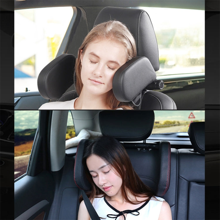 Car Seat Headrest Car Neck Pillow Sleep Side Headrest for Children and Adults (Brown) - Seat Accessories by PMC TechLife | Online Shopping South Africa | PMC TechLife | Buy Now Pay Later Mobicred