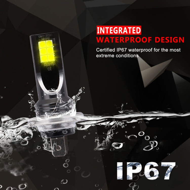 2 PCS H7 DC12V-24V / 12W / 3000K / 800LM 12LEDs SMD-3030 Car LED Fog Light (Yellow Light) - free shipping - PMC TechLife - Order now!