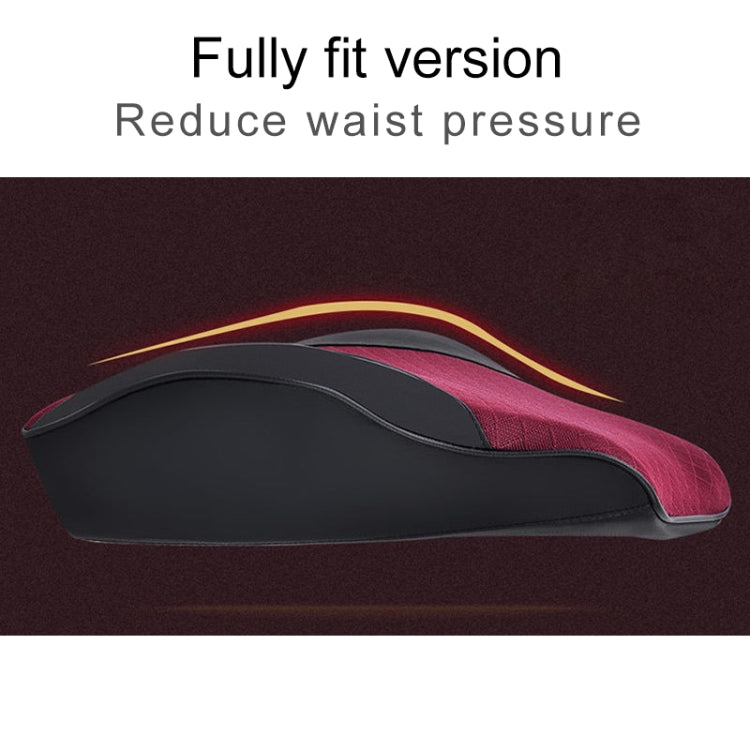 Four Seasons Breathable Memory Foam Car Lumbar Pillow Polyester Pillow (Black) - Seat Accessories by PMC TechLife | Online Shopping South Africa | PMC TechLife | Buy Now Pay Later Mobicred