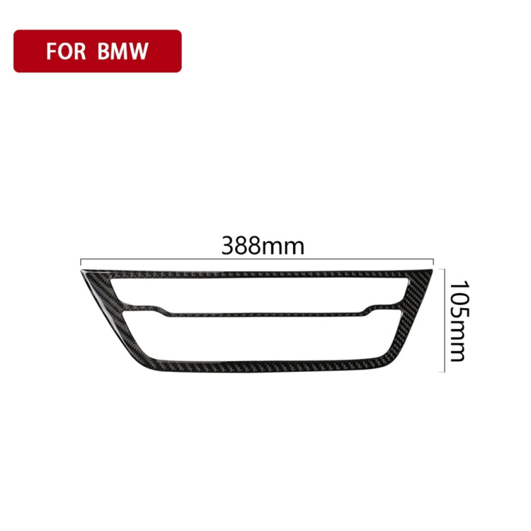 Car Carbon Fiber CD Panel Decorative Sticker for BMW 5 Series G38 528Li / 530Li / 540Li 2018 - Car Interior Mouldings by PMC TechLife | Online Shopping South Africa | PMC TechLife | Buy Now Pay Later Mobicred