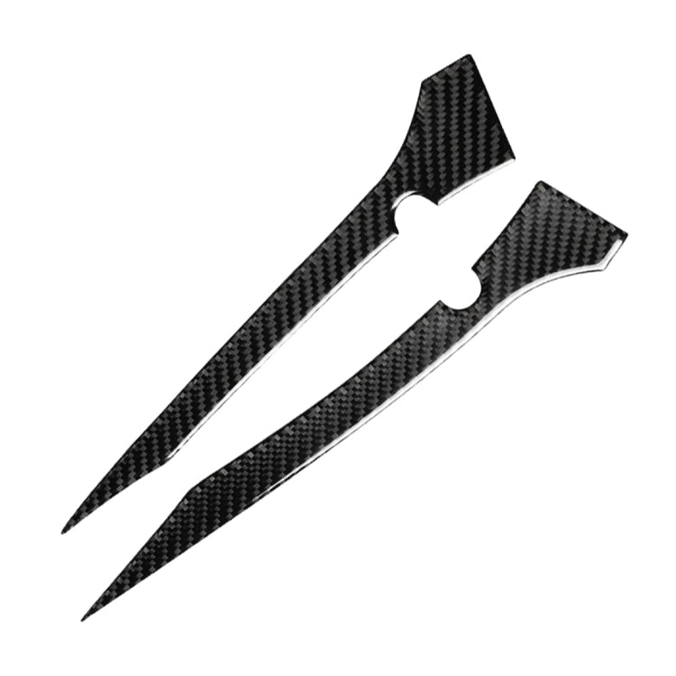 2 PCS Car Carbon Fiber Rearview Mirror Bumper Strip Decorative Sticker for BMW G30 (2018-2019) / G11 (2016-2019), Right Drive with Camera - Anti Collision Sticker by PMC TechLife | Online Shopping South Africa | PMC TechLife | Buy Now Pay Later Mobicred