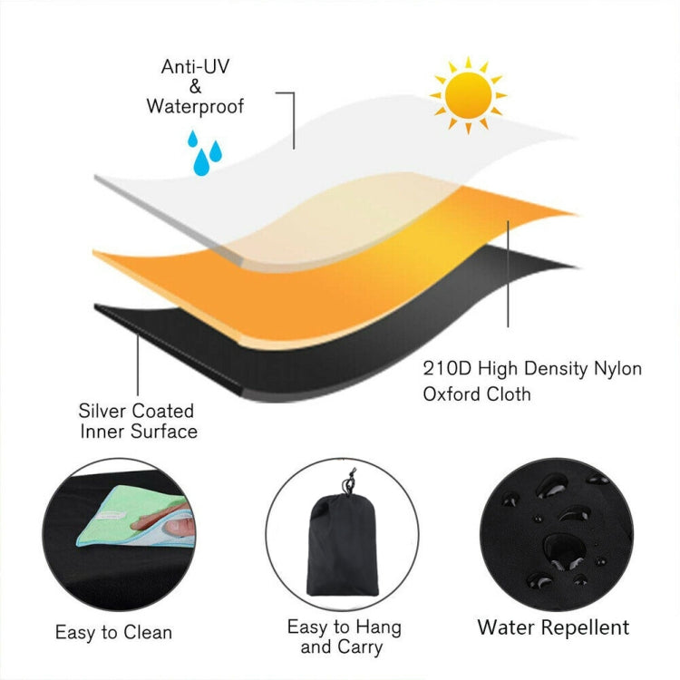 210D Oxford Cloth Waterproof Sunscreen Scooter Tractor Car Cover, Size: S - Raincoat by PMC TechLife | Online Shopping South Africa | PMC TechLife | Buy Now Pay Later Mobicred