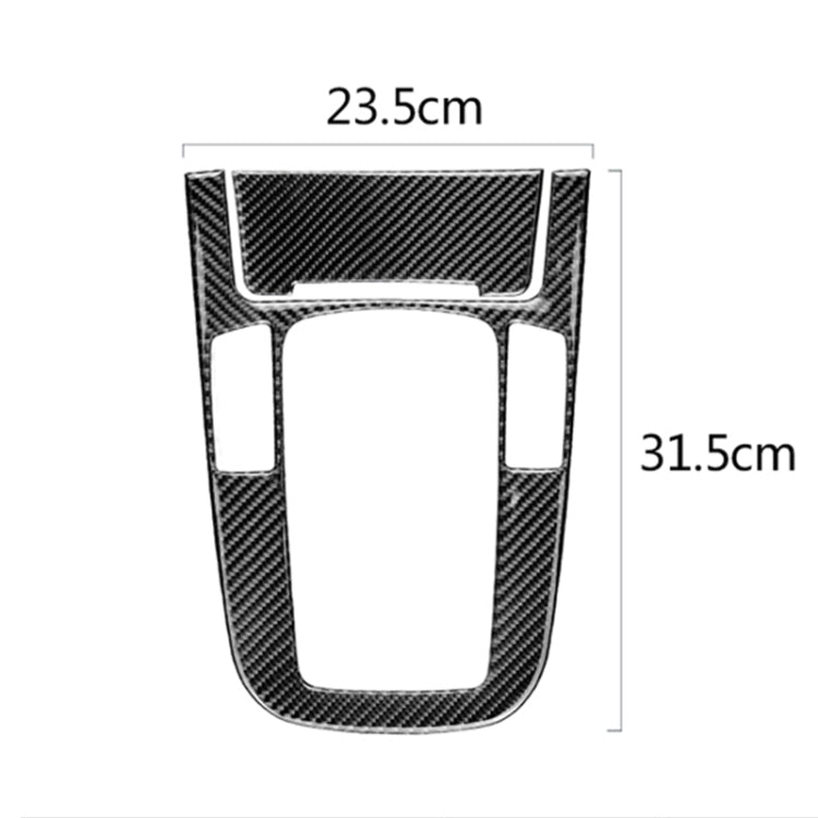 Car Carbon Fiber Gear Position Panel Decorative Sticker for Audi 2010-2018 Q5 / 2009-2016 A4L / 2009-2016 A5 - Car Interior Mouldings by PMC TechLife | Online Shopping South Africa | PMC TechLife | Buy Now Pay Later Mobicred