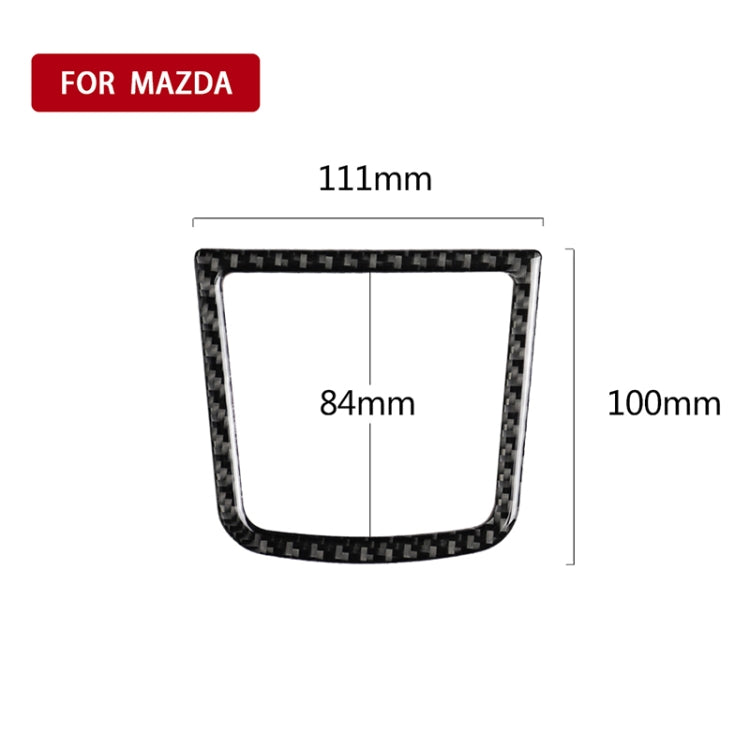 Car Carbon Fiber Central Control Sundries Frame Decorative Sticker for Mazda Axela 2013-2016 - Car Interior Mouldings by PMC TechLife | Online Shopping South Africa | PMC TechLife | Buy Now Pay Later Mobicred