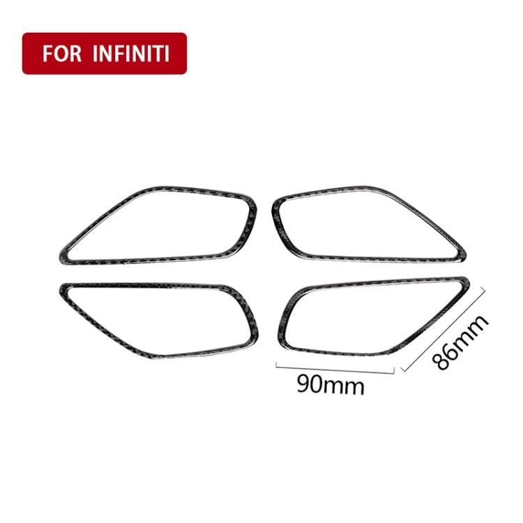 4 PCS Car Carbon Fiber Door Inner Handle Frame Decorative Sticker for Mazda Axela 2014 / 2017-2018 - Car Interior Mouldings by PMC TechLife | Online Shopping South Africa | PMC TechLife | Buy Now Pay Later Mobicred