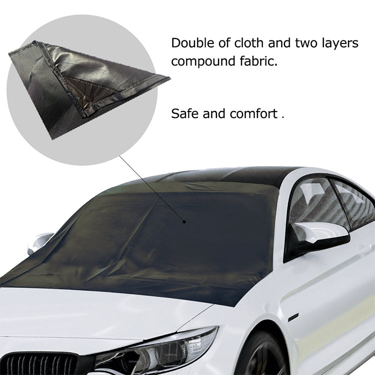 Car 210D Vinyl Glue Oxford Cloth Magnet snow Shield Front Windshield Sunshade Antifreeze Insulation, Size: 215cm x 155cm - Aluminum Film PEVA by PMC TechLife | Online Shopping South Africa | PMC TechLife | Buy Now Pay Later Mobicred
