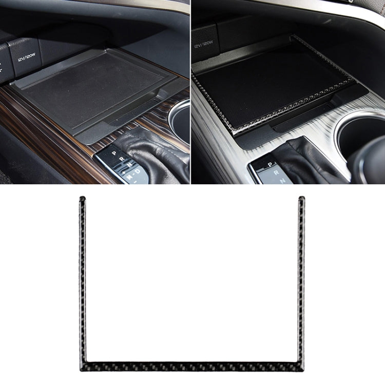 Car Carbon Fiber Storage Box U Shape Frame Decorative Sticker for Toyota Eighth Generation Camry 2018-2019 - Car Interior Mouldings by PMC TechLife | Online Shopping South Africa | PMC TechLife | Buy Now Pay Later Mobicred