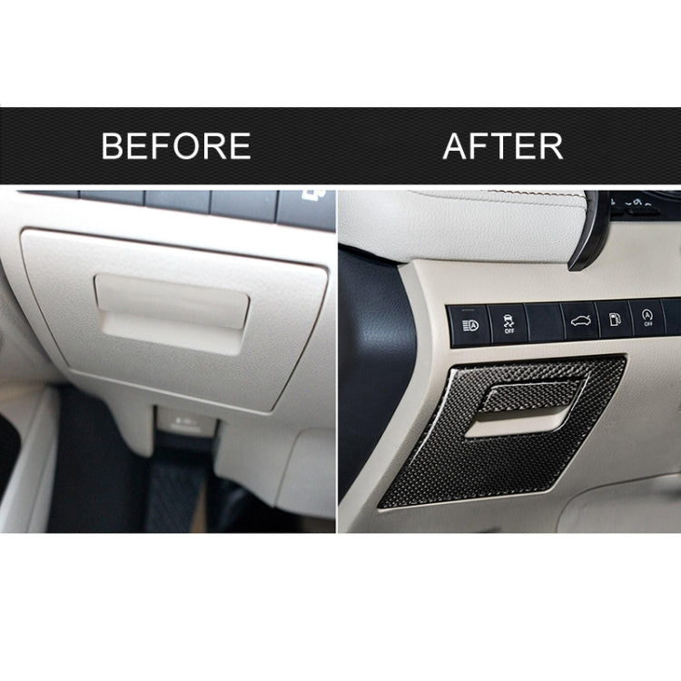 2 in 1 Car Carbon Fiber Main Driving Storage Box Handle Decorative Sticker for Toyota Eighth Generation Camry 2018-2019, Left Drive - Car Interior Mouldings by PMC TechLife | Online Shopping South Africa | PMC TechLife | Buy Now Pay Later Mobicred