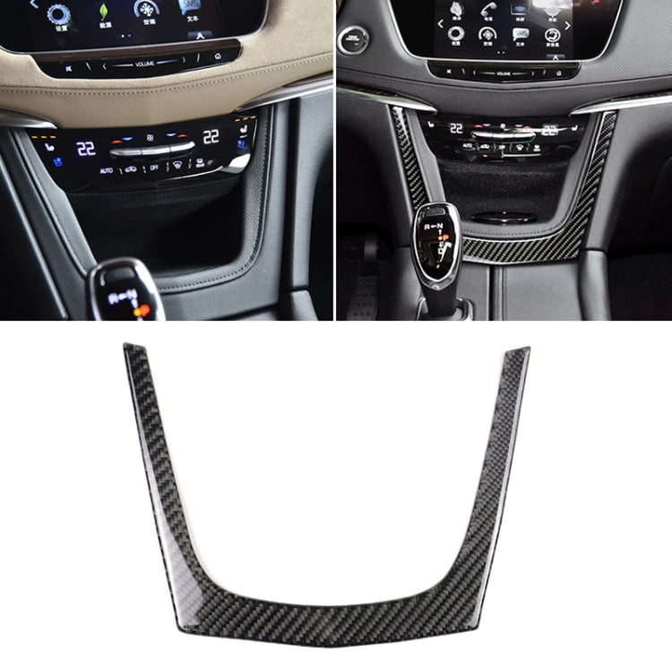 Car Carbon Fiber Central Control U Shape Frame Decorative Sticker for Cadillac XT5 2016-2017 - Car Interior Mouldings by PMC TechLife | Online Shopping South Africa | PMC TechLife | Buy Now Pay Later Mobicred