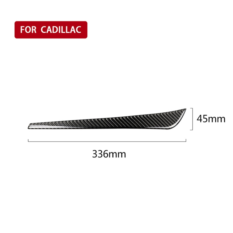 Car Carbon Fiber Middle Air Outlet Decorative Sticker for Cadillac XT5 2016-2017, Left Drive - Car Interior Mouldings by PMC TechLife | Online Shopping South Africa | PMC TechLife | Buy Now Pay Later Mobicred