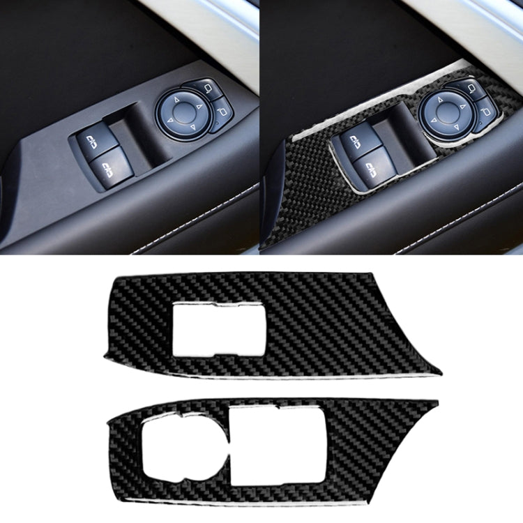 2 in 1 Car Carbon Fiber Window Lift Panel Decorative Sticker for Chevrolet Camaro 2017-2019, Left Drive - Car Interior Mouldings by PMC TechLife | Online Shopping South Africa | PMC TechLife | Buy Now Pay Later Mobicred