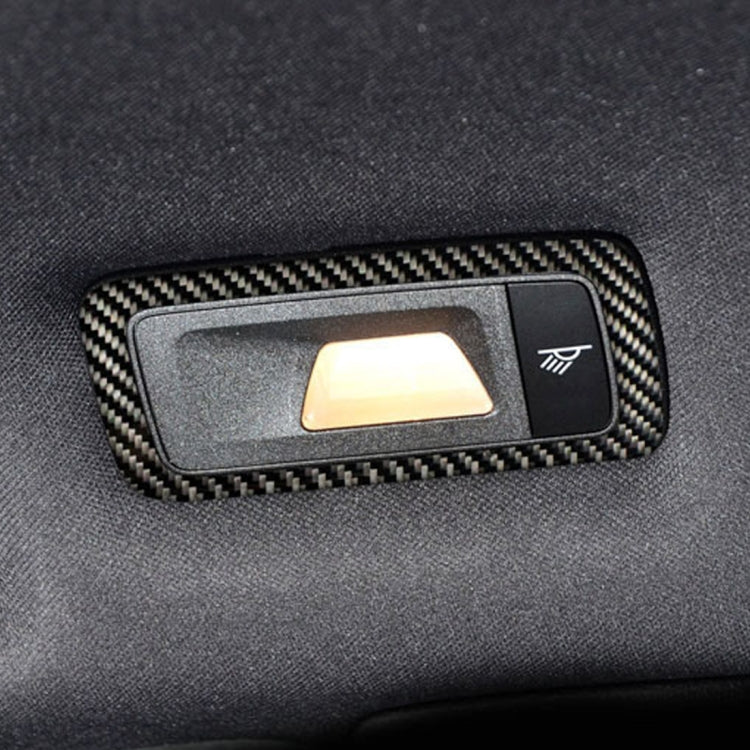 2 PCS Carbon Fiber Car Rear Dome Light Panel Decorative Sticker for Porsche Macan - Car Interior Mouldings by PMC TechLife | Online Shopping South Africa | PMC TechLife | Buy Now Pay Later Mobicred