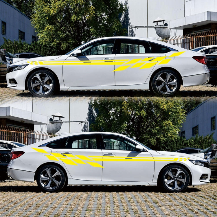 Car Styling Plaid Series PVC Sticker Auto Decorative Sticker (Yellow) - Decorative Sticker by PMC TechLife | Online Shopping South Africa | PMC TechLife | Buy Now Pay Later Mobicred