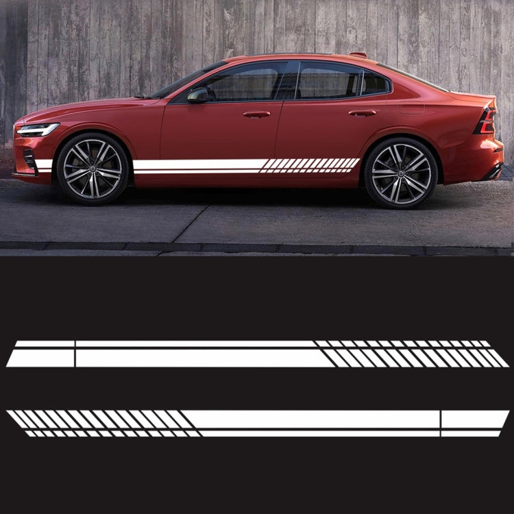 Car Styling Stripe PVC Sticker Auto Decorative Sticker (White) - Decorative Sticker by PMC TechLife | Online Shopping South Africa | PMC TechLife | Buy Now Pay Later Mobicred