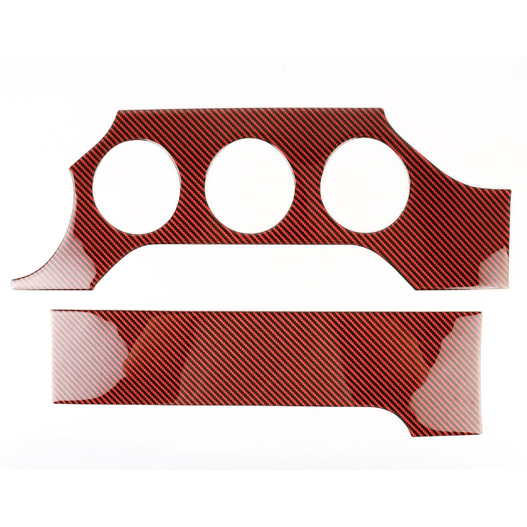 2 in 1 Car Carbon Fiber Dashboard Cover Panel Decorative Sticker for Ford Mustang - Car Interior Mouldings by PMC TechLife | Online Shopping South Africa | PMC TechLife | Buy Now Pay Later Mobicred