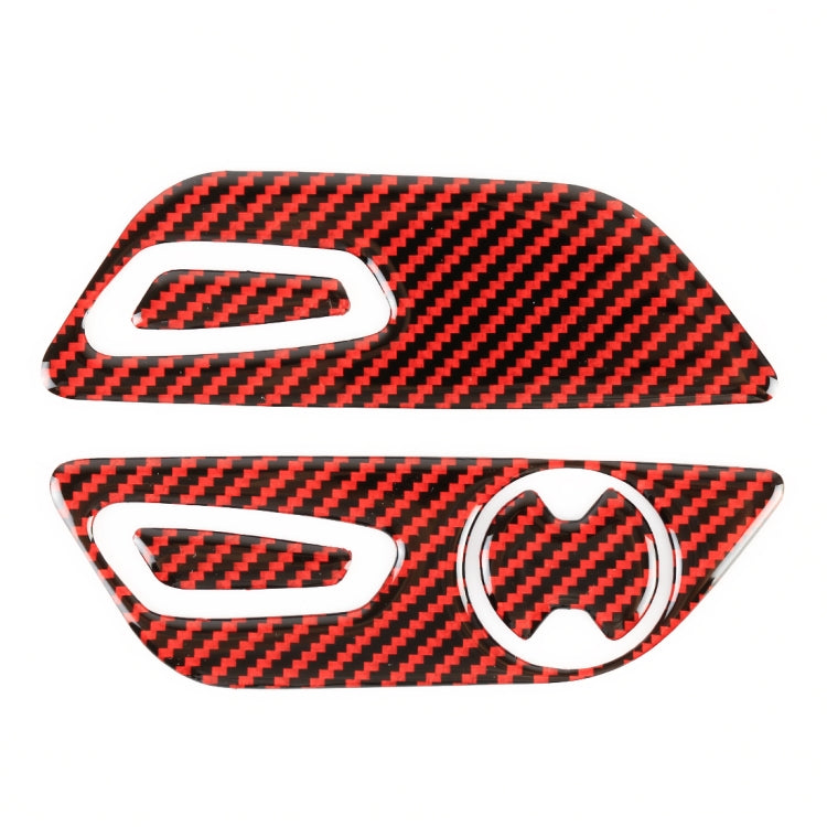 5 in 1 Car Carbon Fiber Seat Adjustment Button Decorative Sticker for Ford Mustang 2015-2020, Left-hand Drive - Car Interior Mouldings by PMC Jewellery | Online Shopping South Africa | PMC Jewellery | Buy Now Pay Later Mobicred