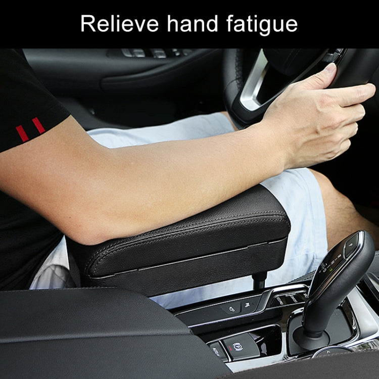 Universal Car PU Leather Wrapped Armrest Box Cushion Car Armrest Box Mat with Storage Box (Brown) - Stowing Tidying by PMC TechLife | Online Shopping South Africa | PMC TechLife | Buy Now Pay Later Mobicred