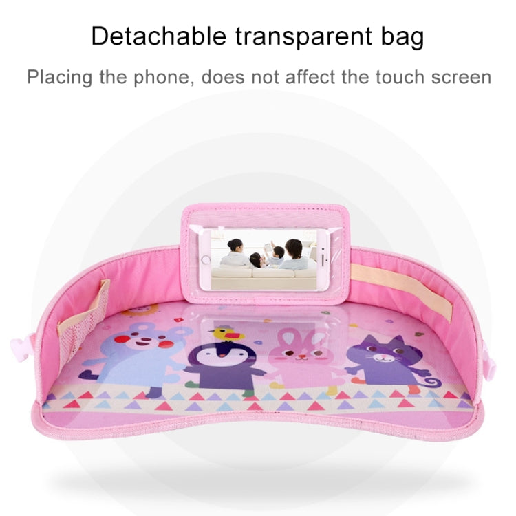 Children Waterproof Dining Table Toy Organizer Baby Safety Tray Tourist Painting Holder with Touch Screen Transparent Bag (Taix) - Seat Accessories by PMC TechLife | Online Shopping South Africa | PMC TechLife | Buy Now Pay Later Mobicred