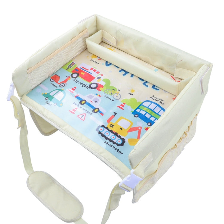 Children Waterproof Dining Table Toy Organizer Baby Safety Tray Tourist Painting Holder  (Car Family) - Seat Accessories by PMC TechLife | Online Shopping South Africa | PMC TechLife | Buy Now Pay Later Mobicred