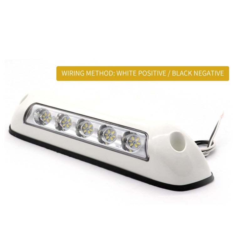 DC 12V 2.6W 6000K IP67 Marine RV Waterproof LED Stair Deck Dome Light Ceiling  Lamp, White Shell and Rubber Base - Marine Accessories & Parts by PMC TechLife | Online Shopping South Africa | PMC TechLife | Buy Now Pay Later Mobicred