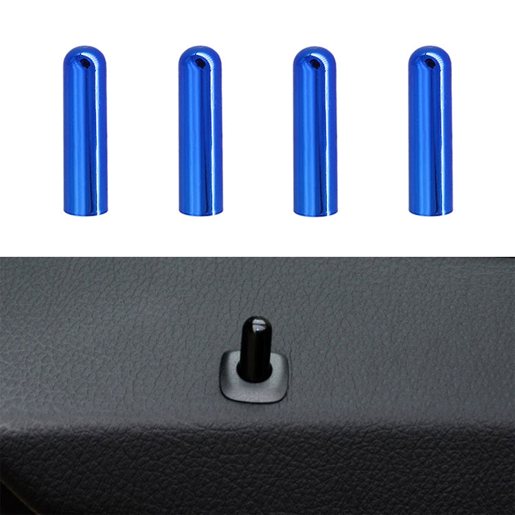 4 PCS Car Unlock Cover Door Bolt Door Handle for BMW X1 / X6(Blue) - Car Switches by PMC TechLife | Online Shopping South Africa | PMC TechLife | Buy Now Pay Later Mobicred
