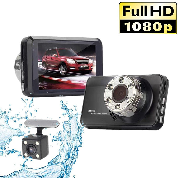 T638+ Car DVR USB Hidden Dual-lens Driving Recorder HD Reversing Video Monitor - Car DVRs by PMC TechLife | Online Shopping South Africa | PMC TechLife | Buy Now Pay Later Mobicred