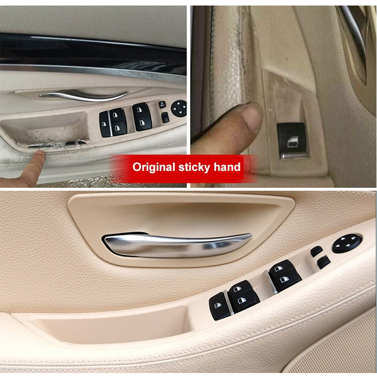 Car Standard Version Inside Doors Handle Pull Trim Cover 5141 7225 873 for BMW F10 F18, Left Driving (Wine Red) - Door Handles by PMC TechLife | Online Shopping South Africa | PMC TechLife | Buy Now Pay Later Mobicred