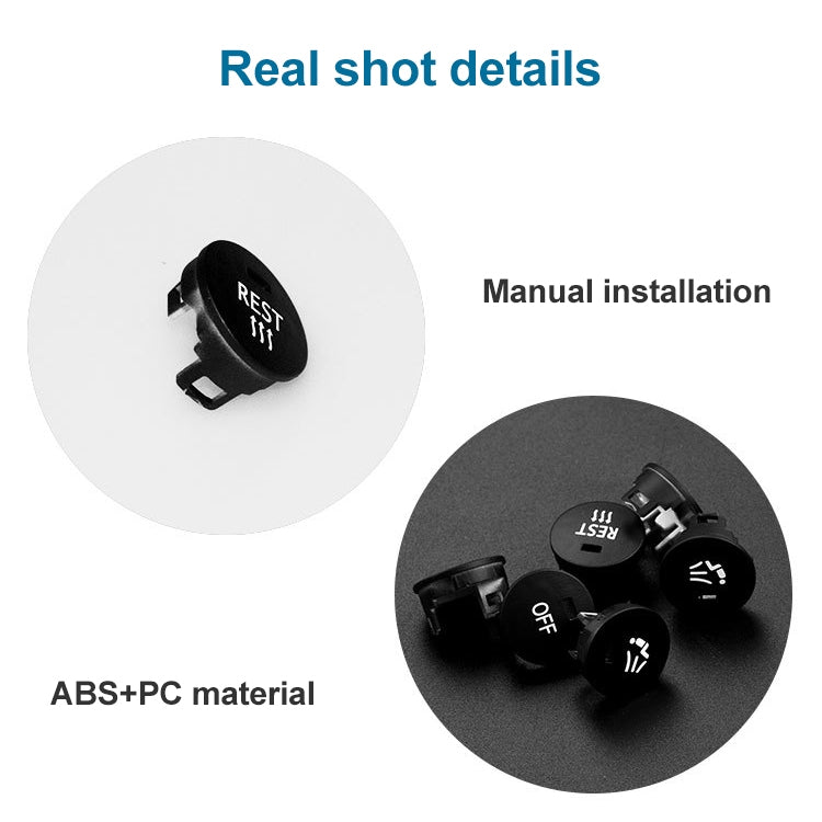 Car Air Conditioner Panel Switch Button LEFT Key 6131 9250 196-1 for BMW E60 2003-2010, Left Driving - Car Switches by PMC TechLife | Online Shopping South Africa | PMC TechLife | Buy Now Pay Later Mobicred