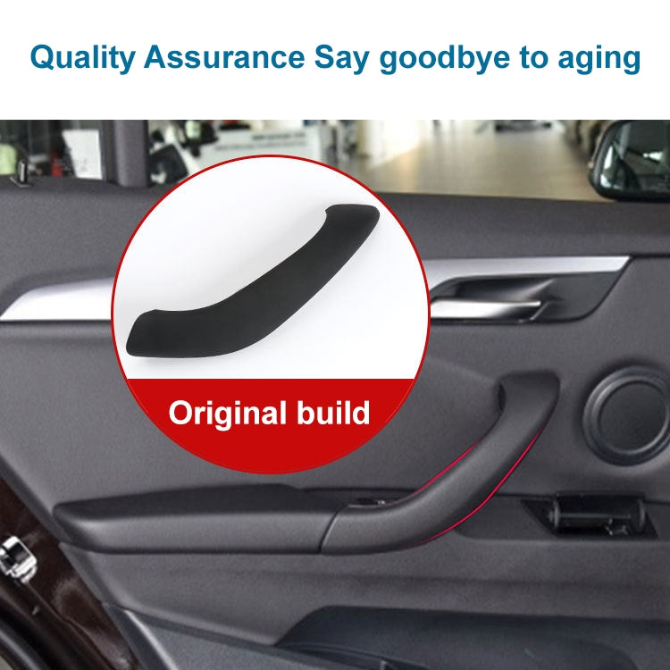 Car Right Side Inside Doors Handle Pull Trim Cover 51417417513 for BMW X1 2016-, Left Driving(Beige White) - Door Handles by PMC TechLife | Online Shopping South Africa | PMC TechLife | Buy Now Pay Later Mobicred