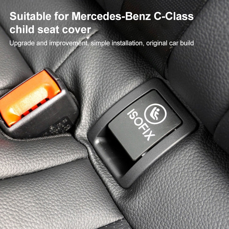 Car Rear Child ISOFIX Switch Seat Safety Cover 2059200513 for Mercedes-Benz W205 2015-2021, Left Driving (Beige) - free shipping - PMC TechLife - Order now!