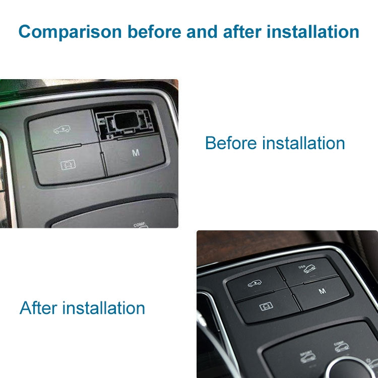 Car Model A4 Downhill Auxiliary Switch Shift Button for Mercedes-Benz GL GLE Class W166, Left Driving - Car Switches by PMC TechLife | Online Shopping South Africa | PMC TechLife | Buy Now Pay Later Mobicred