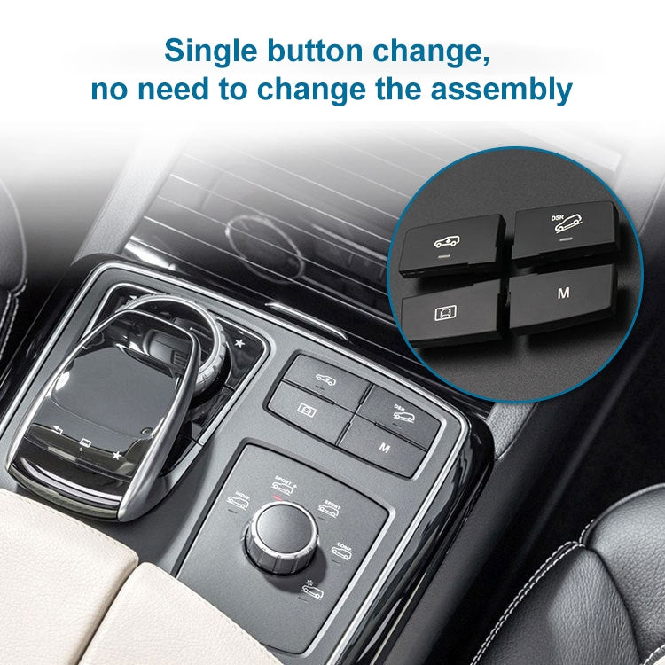 Car Model B1 Downhill Auxiliary Switch Shift Button for Mercedes-Benz GL GLE Class W166, Left Driving - Car Switches by PMC TechLife | Online Shopping South Africa | PMC TechLife | Buy Now Pay Later Mobicred