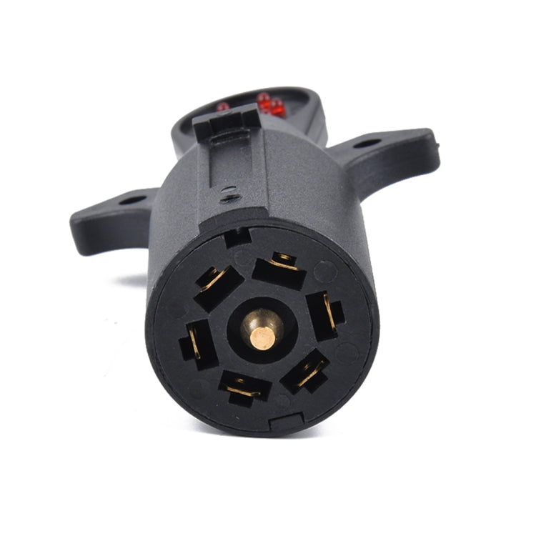 12V 7-Way Blade Trailer Light Wiring Circuit Tester Round Adapter 7 Pin US Plug Signal Tester - Electronic Test by PMC TechLife | Online Shopping South Africa | PMC TechLife | Buy Now Pay Later Mobicred