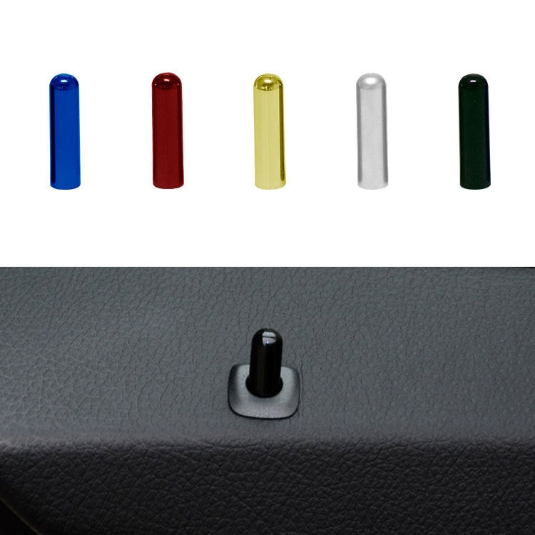 4 in 1 Car Door Latch Pin Door Screw Knob Cap Cover Trim for BMW F10, Left Driving (Silver) - Others by PMC TechLife | Online Shopping South Africa | PMC TechLife | Buy Now Pay Later Mobicred