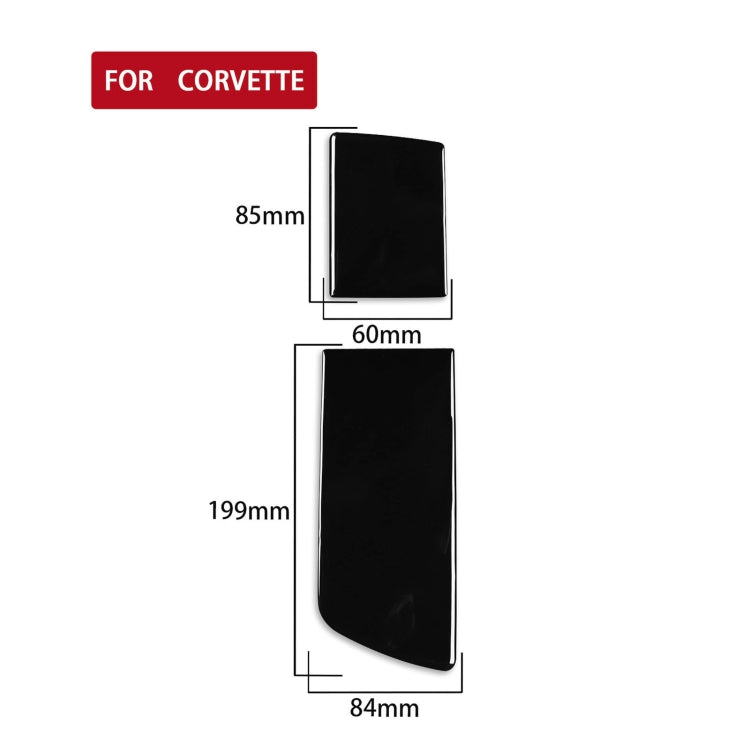 For Chevrolet Corvette C7 2014-2019 Car Water Cup Holder Cover Decorative Sticker, Left Drive - Car Interior Mouldings by PMC TechLife | Online Shopping South Africa | PMC TechLife | Buy Now Pay Later Mobicred