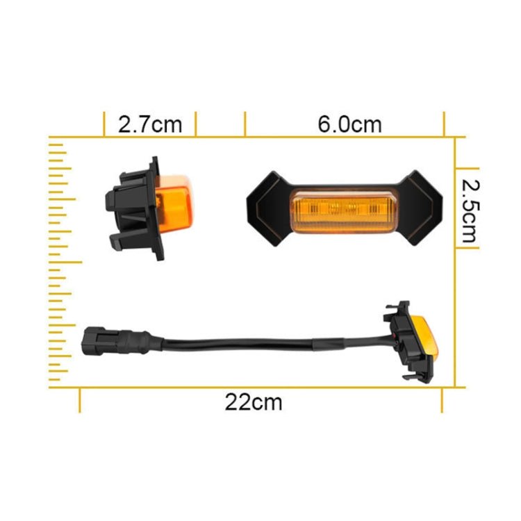 For Toyota Tacoma TRD 2016-2019 5 in 1 Car LED Front Grille Warning Lights, Daytime Running Lights & Wide Lights (Yellow Light) - Clearance Lights by PMC TechLife | Online Shopping South Africa | PMC TechLife | Buy Now Pay Later Mobicred