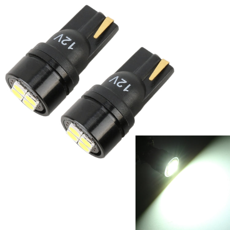 2 PCS T10 DC12V / 1.8W / 6000K / 140LM 4LEDs SMD-3030 Car Clearance Light - Clearance Lights by PMC TechLife | Online Shopping South Africa | PMC TechLife | Buy Now Pay Later Mobicred