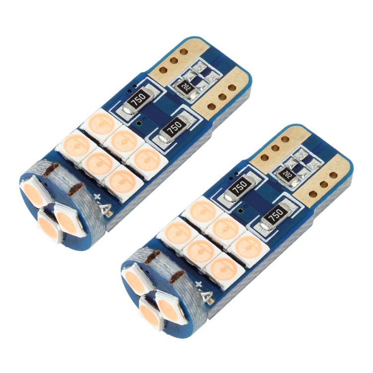 2 PCS T10 DC12 / 1W 9LEDs SMD-3030 Car Clearance Light(Pink Light) - Clearance Lights by PMC TechLife | Online Shopping South Africa | PMC TechLife | Buy Now Pay Later Mobicred