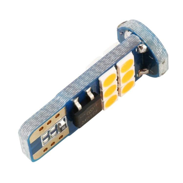 2 PCS T10 DC12 / 1W 9LEDs SMD-3030 Car Clearance Light(Yellow Light) - Clearance Lights by PMC TechLife | Online Shopping South Africa | PMC TechLife | Buy Now Pay Later Mobicred