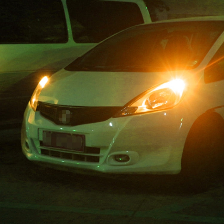 2 PCS T10 DC12 / 1W 9LEDs SMD-3030 Car Clearance Light(Yellow Light) - Clearance Lights by PMC TechLife | Online Shopping South Africa | PMC TechLife | Buy Now Pay Later Mobicred